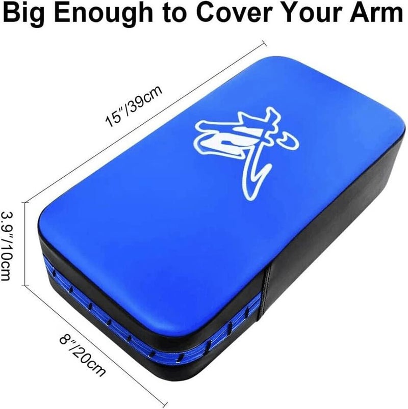 TLBTEK Taekwondo Kick Shield - Muay Thai MMA Karate Kickboxing Training Pads - Curved Leather Strike Shield - Image 1